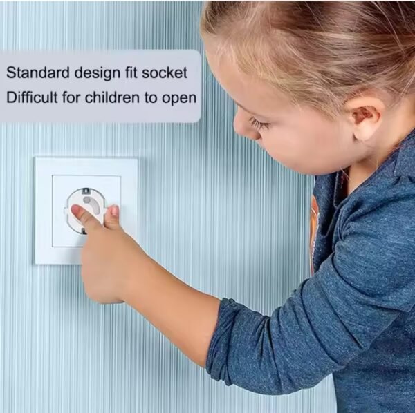 Lot de 5 Protections de Prise Électrique – Sécurité Maximale pour Bébé ! – Image 2
