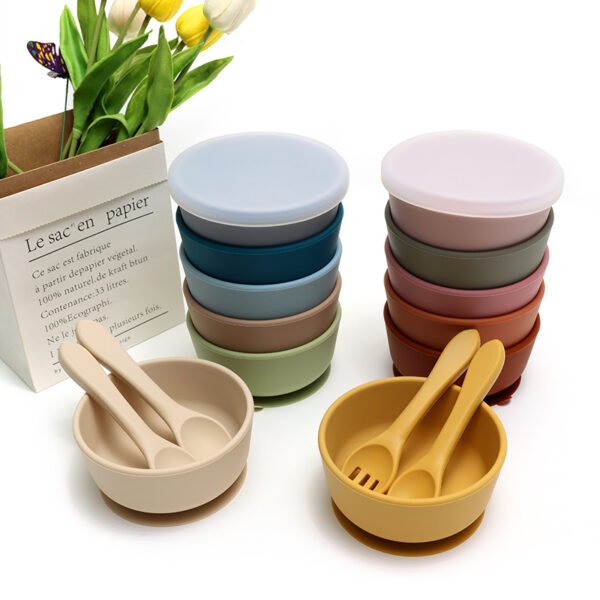 Bol silicone + Couvercle – Image 3