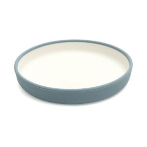 Plat silicone fond blanc