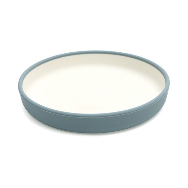 Plat silicone fond blanc