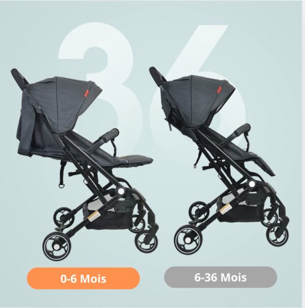 Poussette Compacte Mimilu – Légère, Pratique et Ultra-Mobile – Image 2